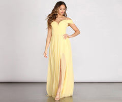 Daisy Off Shoulder A-Line Dress Oshnow