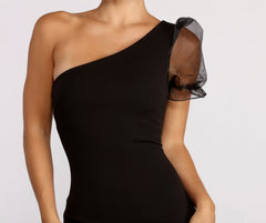 Dance with Me Puff Sleeve Mini Dress Oshnow