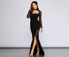 Danielle Sweetheart Lace Formal Dress Oshnow