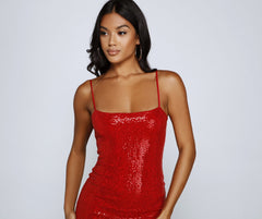 Daring Diva Sequin Mini Dress Oshnow
