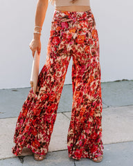 Dandelion Dreams Printed Wide Leg Pants