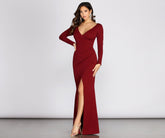 Eden Crepe Mermaid Dress Oshnow