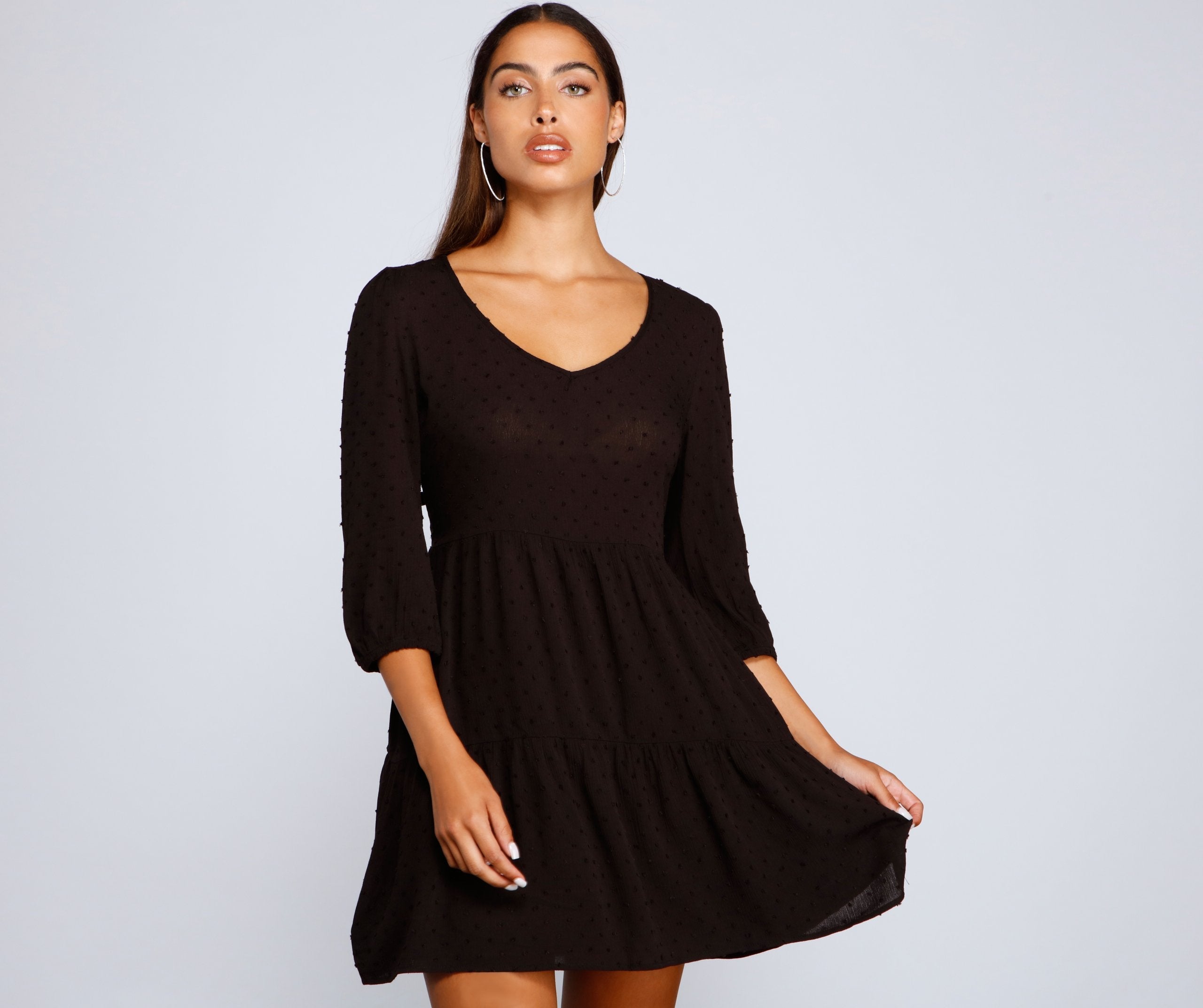 Effortless Vibes Babydoll Dress Oshnow