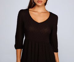 Effortless Vibes Babydoll Dress Oshnow