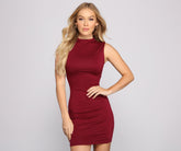 Effortlessly Chic Sleeveless Mini Dress Oshnow