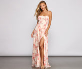 Effortlessly Enchanting Floral Maxi Dress Oshnow