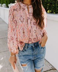 Eleanor Paisley Blouse Oshnow
