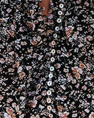 Elmore Floral Button Down Crop Blouse Oshnow