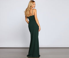 Ember Formal Wrap Mermaid Dress Oshnow