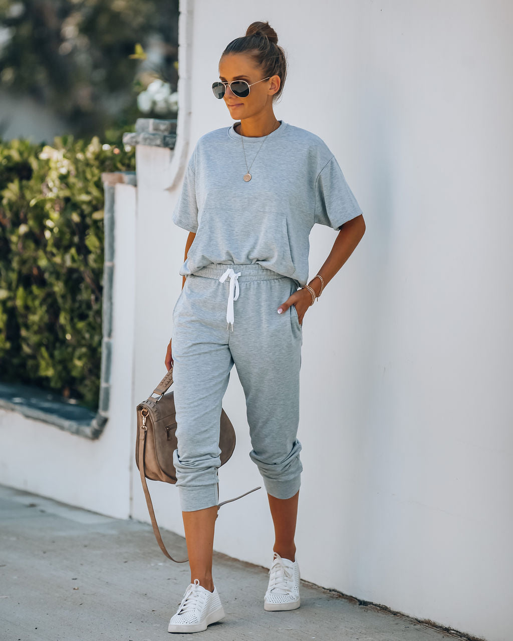 Empire State Pocketed Knit Top Oshnow