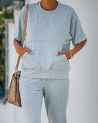 Empire State Pocketed Knit Top Oshnow