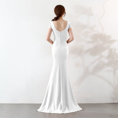 Eremi slim fit long fishtail dress Oshnow