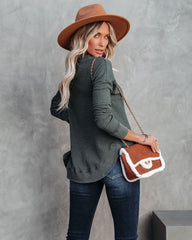 Erickson Cotton Blend Thermal Top - Hunter Green Oshnow