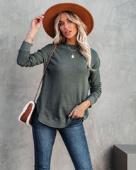 Erickson Cotton Blend Thermal Top - Hunter Green Oshnow