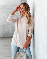 Erickson Cotton Blend Thermal Top - Natural Oshnow