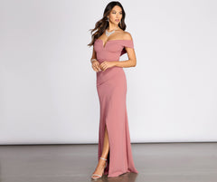 Everylynn Formal Wrap Mermaid Dress Oshnow