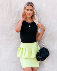 Explorer Knit Tank Bodysuit - Black Oshnow