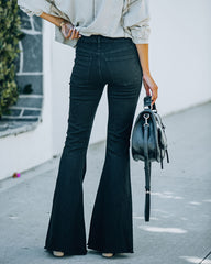 Ashby High Rise Distressed Bell Bottom Denim