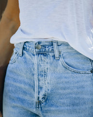 Kason Distressed High Rise Denim