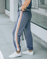Mia Colorblock Pocketed Joggers