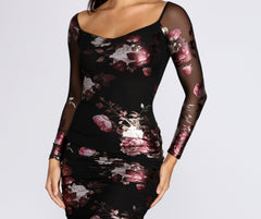 Feelin' Fresh Floral Mini Dress Oshnow