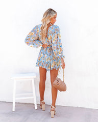 Fiorellas Jardine Pleated Romper Oshnow