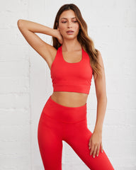 Flex Sports Bra - Red Oshnow