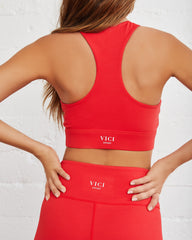 Flex Sports Bra - Red Oshnow