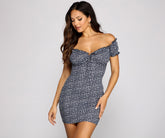 Flirtatious Vibes Floral Mini Dress Oshnow