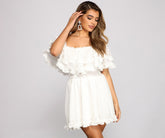 Flirty Vibes Linen Mini Dress Oshnow