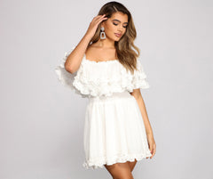 Flirty Vibes Linen Mini Dress Oshnow