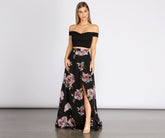 Flora Floral Two Piece Dress Oshnow