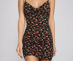 Floral Passion Sleeveless Mini Dress Oshnow