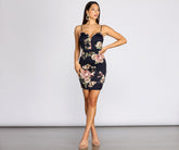 Flower Of Love Scuba Mini Dress Oshnow