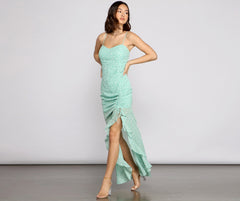 Flowy And Chic Floral Chiffon Maxi Dress Oshnow