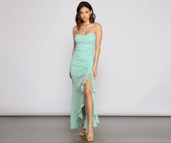 Flowy And Chic Floral Chiffon Maxi Dress Oshnow