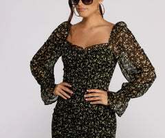 For The Love of Florals Mini Dress Oshnow