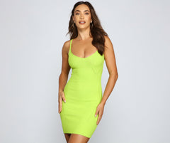 For The Thrill Of Knit Mini Dress Oshnow