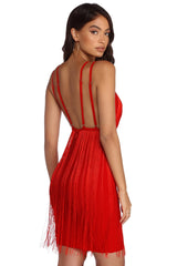 Frances Dapper In Fringes Dress Oshnow