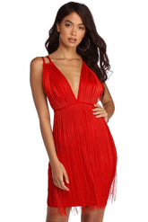 Frances Dapper In Fringes Dress Oshnow