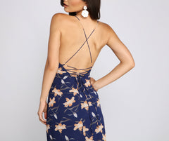 Free-spirited Floral Beauty Sleeveless Maxi Dress Oshnow