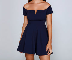 Fun And Flirty Flared Skater Dress Oshnow