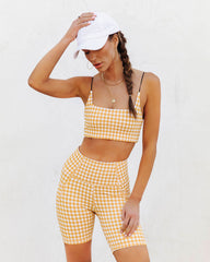 Gingham Gal Sports Bra - SALE Oshnow