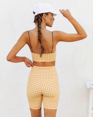 Gingham Gal Sports Bra - SALE Oshnow