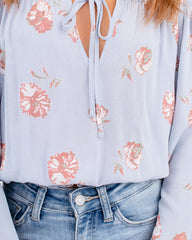 Give Me Love Floral Ruffle Off The Shoulder Top Oshnow