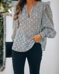 Good As Gold Smocked Ruffle Blouse Oshnow