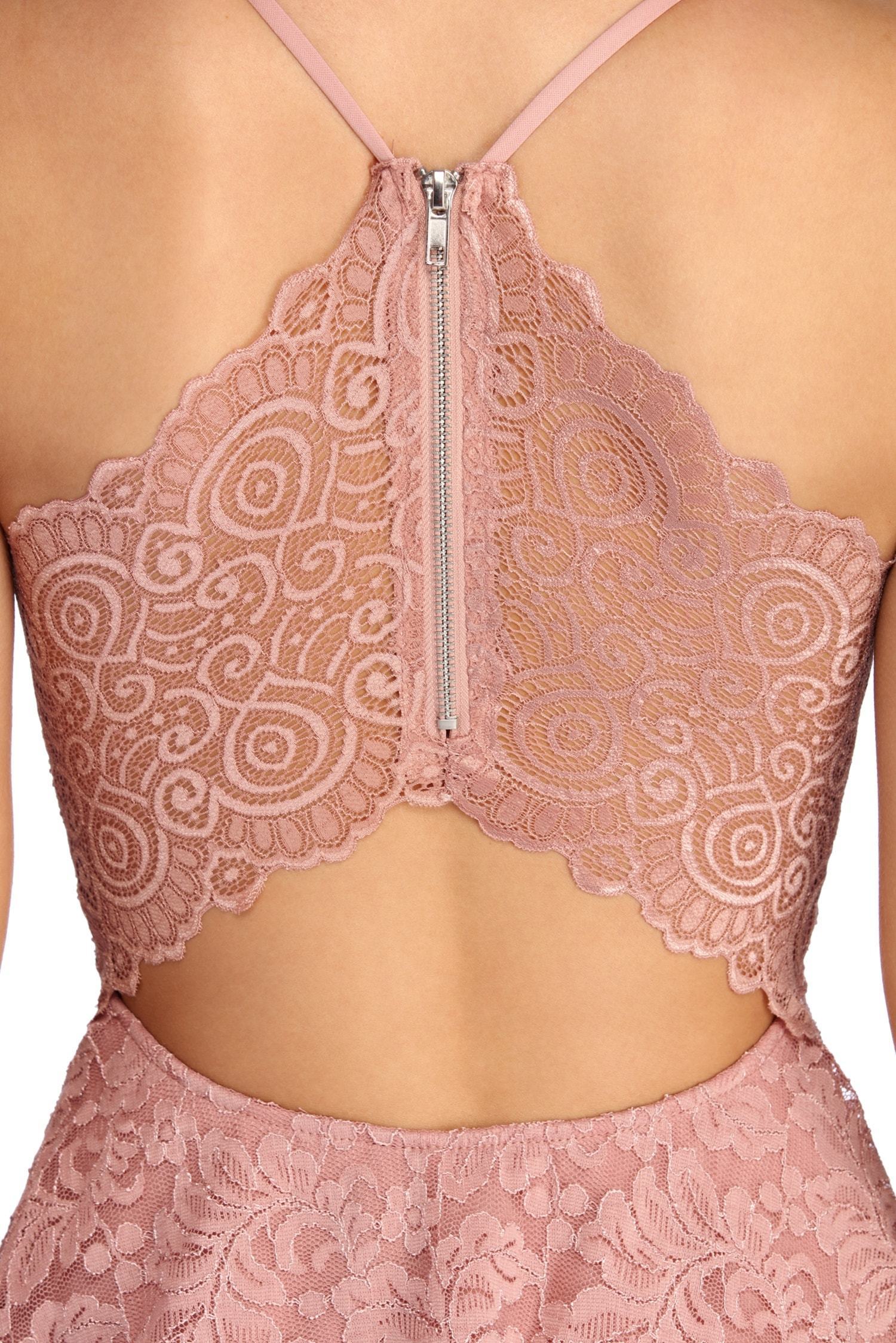 Graceful In Lace Dress Oshnow