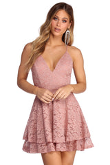 Graceful In Lace Dress Oshnow