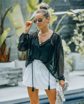 Grande Relaxed Tassel Blouse Oshnow