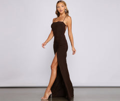 Gretchen Formal Lace-Up Dress Oshnow